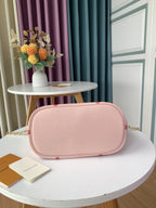 Louis Vuitton MASHMALLOW HOBO BAG BOUTON DE ROSE PINK GRAINED COWHIDE LEATHER