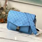 Louis Vuitton MESSENGERAMA 29CM TAIGARAMA DENIM BLUE