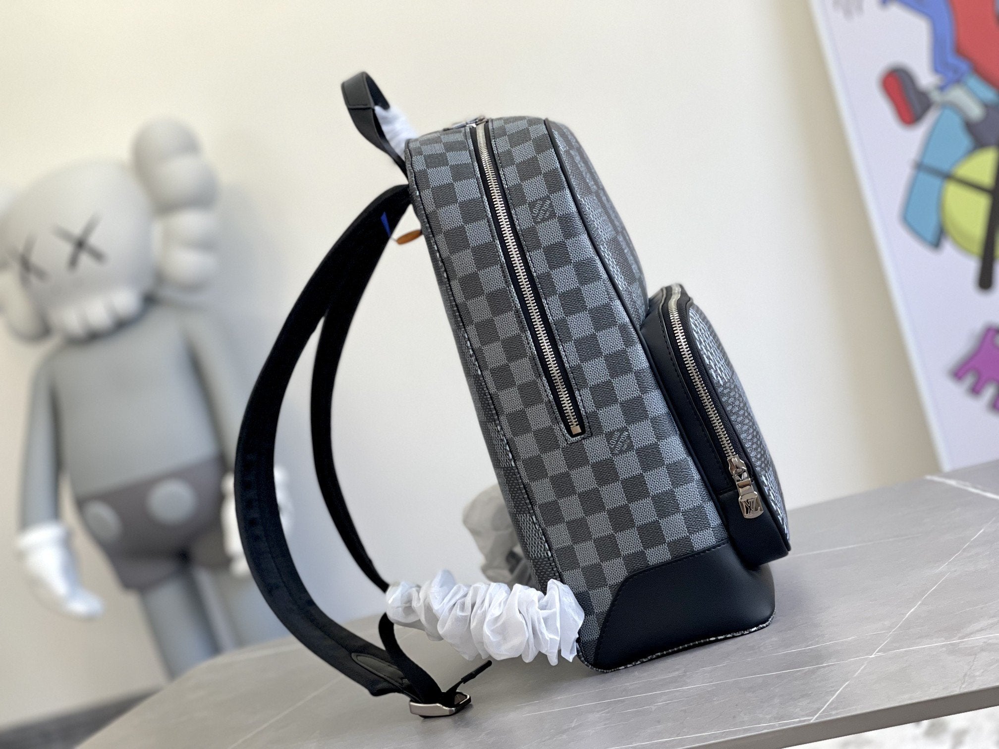 Louis Vuitton CAMPUS BACKPACK 30 GRAY DAMIER GRAPHITE