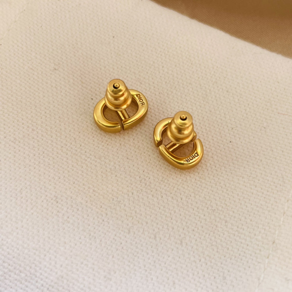 DIOR PETIT STUD EARRINGS GOLD