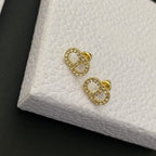 DIOR DROP EARRINGS GOLD DIAMOND
