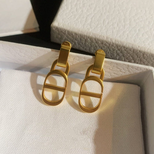 DIOR EARRINGS GOLD