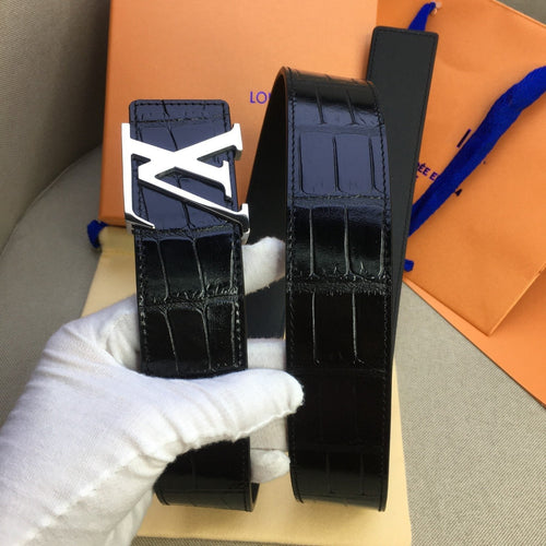 Louis Vuitton BELT CROCODILE COWHIDE 40MM