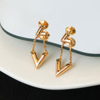 Louis Vuitton VOLT GOLD DROP EARRINGS