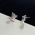 Louis Vuitton STAR DIAMOND SILVER STUD EARRINGS