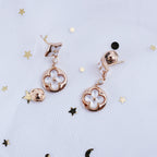Louis Vuitton STAR AND SUN PINK GOLD MOP DROP EARRINGS