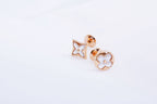 Louis Vuitton STAR AND SUN PINK GOLD MOP STUD EARRINGS