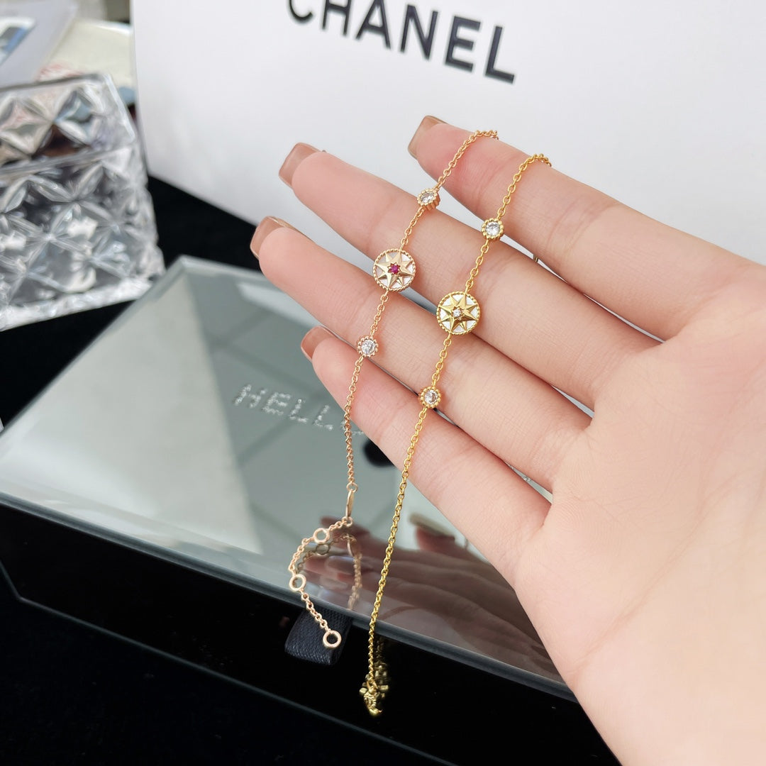 DIOR LUCKY STAR 1 MOTIF 2 DIAMOND BRACELET