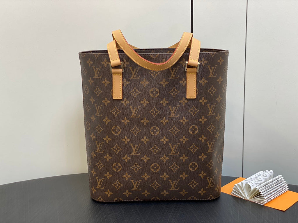 Louis Vuitton LUCO SHOULDER TOTE BAG 30 MONOGRAM LEATHER BROWN