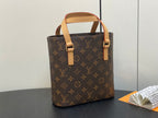 Louis Vuitton LUCO SHOULDER TOTE BAG 23 MONOGRAM LEATHER BROWN