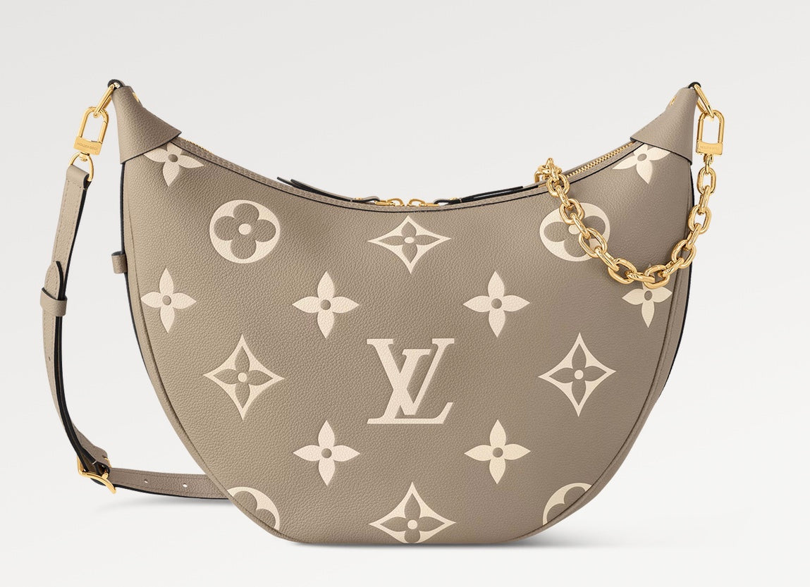 Louis Vuitton LOOP HOBO 38 BICOLOR MONOGRAM EMPREINTE LEATHER GOLD HARDWARE