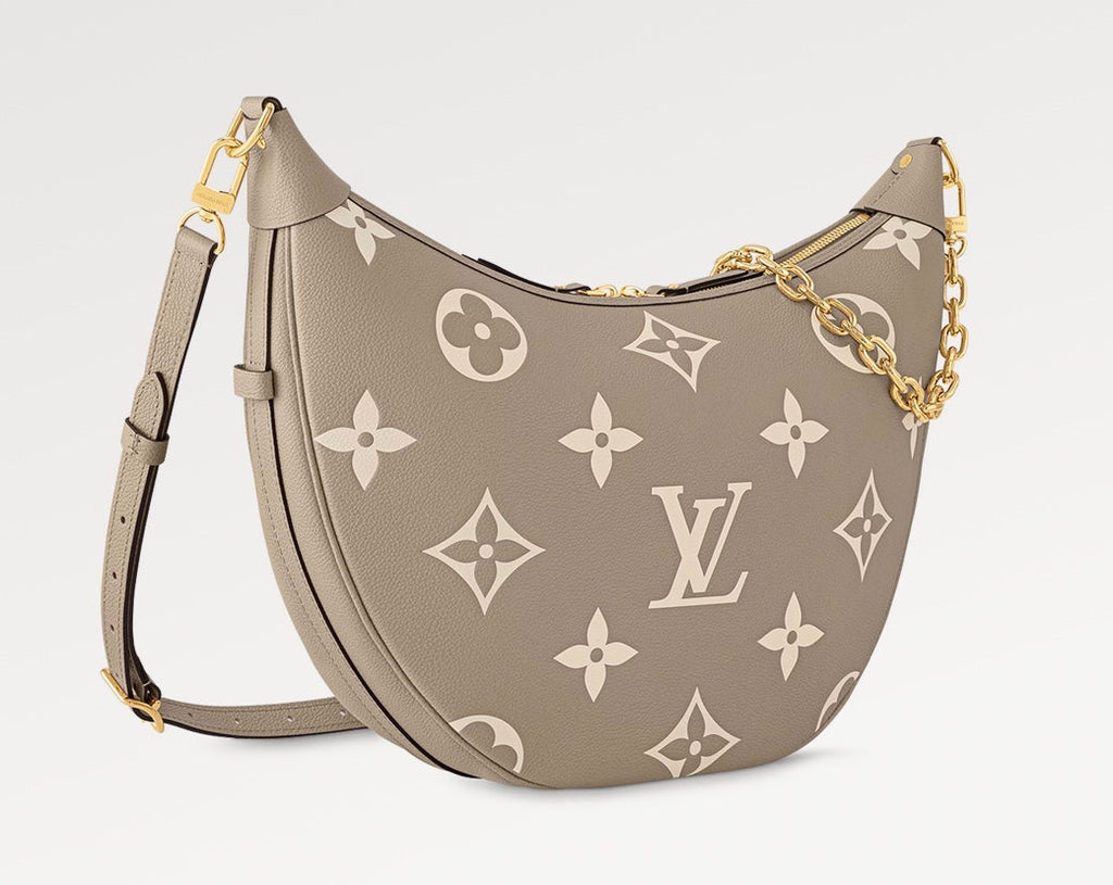 Louis Vuitton LOOP HOBO 38 BICOLOR MONOGRAM EMPREINTE LEATHER GOLD HARDWARE