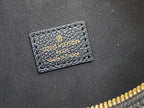 Louis Vuitton LOOP HOBO 38 BLACK MONOGRAM EMPREINTE LEATHER GOLD HARDWARE