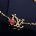 Louis Vuitton LOGO CARNELIAN STAR GOLD BRACELET