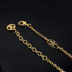 Louis Vuitton LOGO CARNELIAN STAR GOLD BRACELET