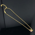 Louis Vuitton LOGO PINK STAR GOLD NECKLACE