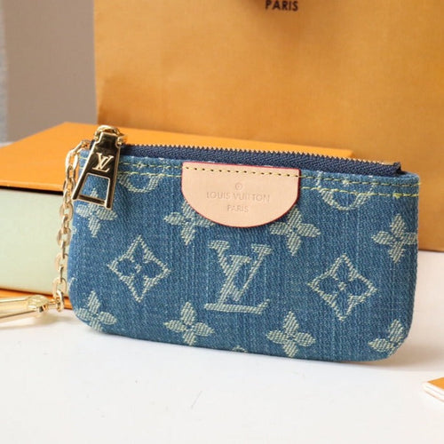 Louis Vuitton POCHETTE CLET DENIM BLEU