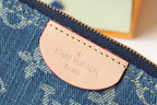Louis Vuitton POCHETTE CLET DENIM BLEU