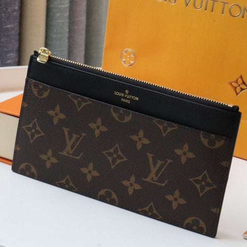 Louis Vuitton SLIM PURSE MONOGRAM CANVAS 20CM