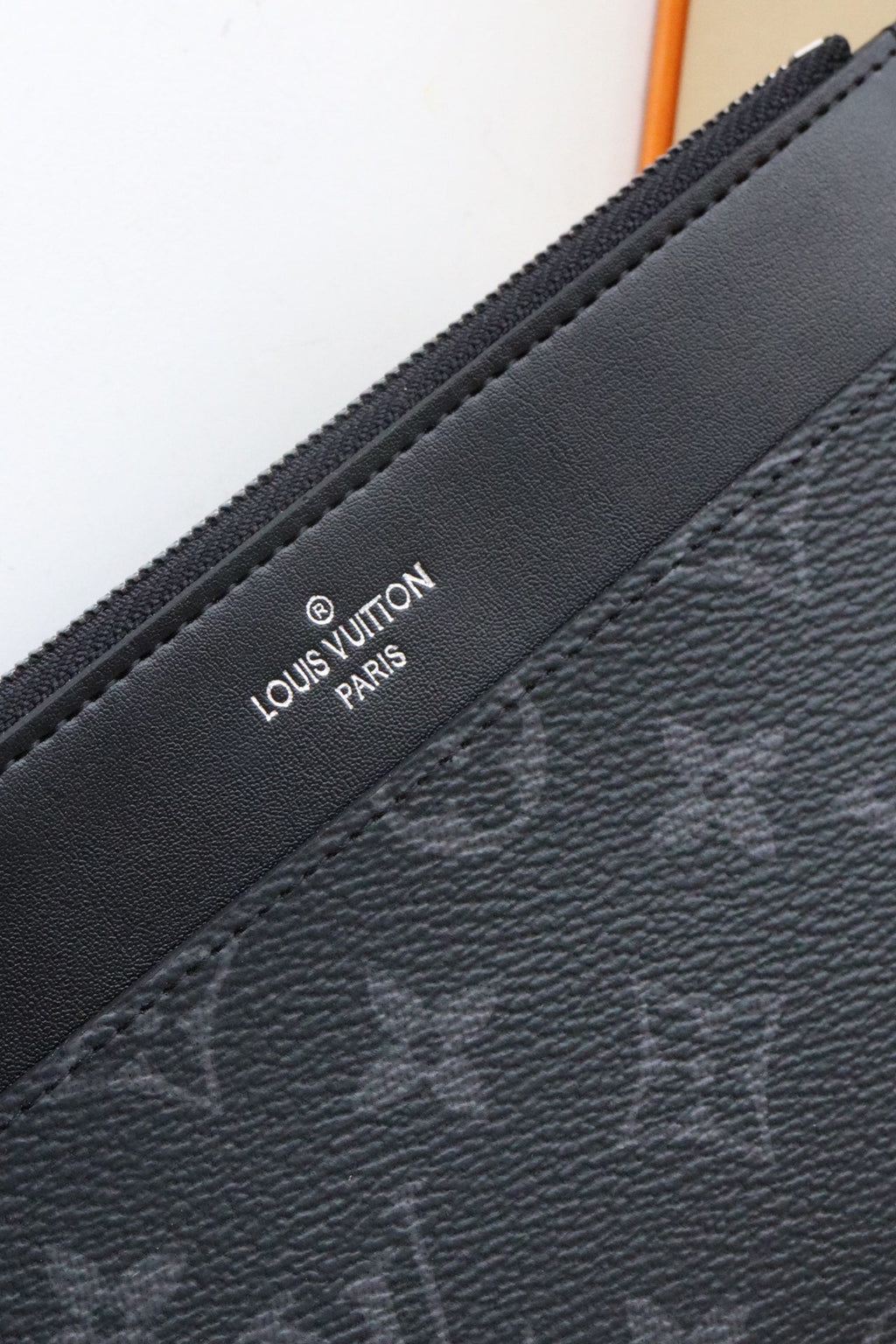 Louis Vuitton SLIM PURSE BLUE MONOGRAM CANVAS 20CM