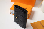 Louis Vuitton VICTORINE WALLET 12CM BLACK MONOGRAM EMPREINTE LEATHER