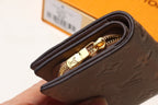 Louis Vuitton CLEA WALLET 12CM BEIGE MONOGRAM EMPREINTE LEATHER