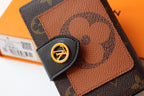 Louis Vuitton JULIETTE WALLET 13.5 BROWN ORANGE MONOGRAM CANVAS