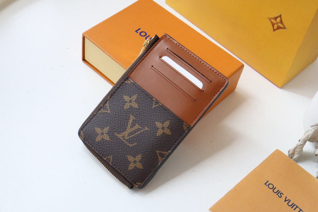 Louis Vuitton TRUNK MULTI CARD HOLDER CASE BROWN