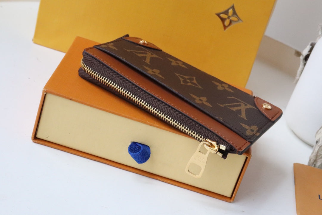 Louis Vuitton TRUNK MULTI CARD HOLDER CASE BROWN