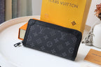 Louis Vuitton TRUNK ZIPPY WALLET 19.5 BLACK MONOGRAM CANVAS