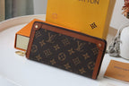 Louis Vuitton TRUNK ZIPPY WALLET 19.5 BROWN MONOGRAM CANVAS