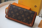 Louis Vuitton TRUNK ZIPPY WALLET 19.5 BROWN MONOGRAM CANVAS