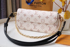 Louis Vuitton WOC 2WAY CHAIN WHITE PINK LEATHER