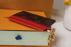 Louis Vuitton CHARM CARD HOLDER BROWN RED MONOGRAM CANVAS