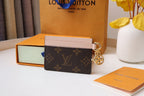 Louis Vuitton CHARM CARD HOLDER BROWN PINK MONOGRAM CANVAS