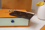 Louis Vuitton CHARM CARD HOLDER BROWN PINK MONOGRAM CANVAS