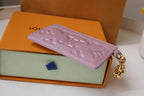 Louis Vuitton CHARM CARD HOLDER PINK MONOGRAM CANVAS