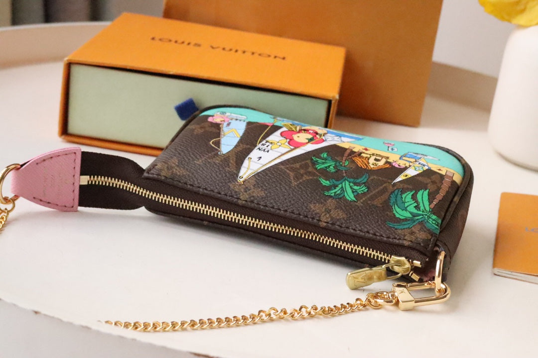 Louis Vuitton MINI POCHETTE ACCESSOIRES 15.5 MONOGRAM CANVAS