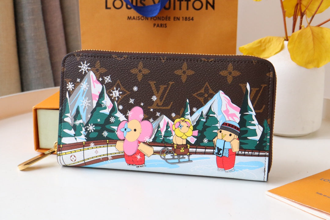 Louis Vuitton ZIPPY WALLET 9.5 MONOGRAM CANVAS