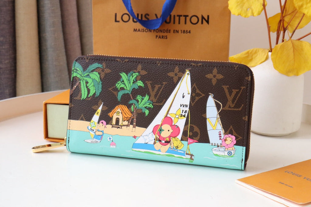 Louis Vuitton VIVIENNE ZIPPY WALLET 9.5 MONOGRAM CANVAS