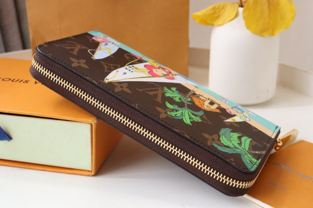 Louis Vuitton VIVIENNE ZIPPY WALLET 9.5 MONOGRAM CANVAS
