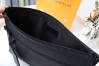 Louis Vuitton TAKEOFF POUCH 30 AEROGRAM BLACK CALFSKIN