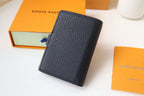 Louis Vuitton VERTICAL COMPACT WALLET BLACK CAPUCINES