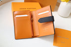 Louis Vuitton VERTICAL COMPACT WALLET BLACK CAPUCINES