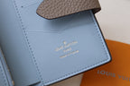 Louis Vuitton VERTICAL COMPACT WALLET GREY CAPUCINES