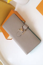Louis Vuitton VERTICAL WALLET CAPUCINES GREY