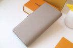 Louis Vuitton VERTICAL WALLET CAPUCINES GREY