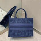 DIOR SMALL BOOK TOTE BAG 36 BLUE