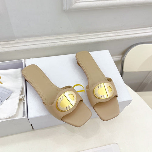 DIOR FOREVER HEELED 1.5CM BEIGE