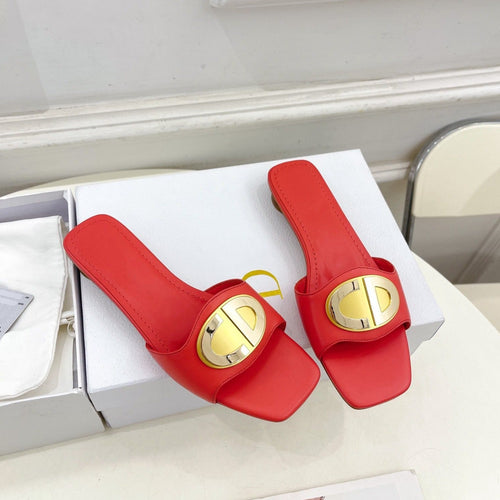 DIOR FOREVER HEELED 1.5CM RED